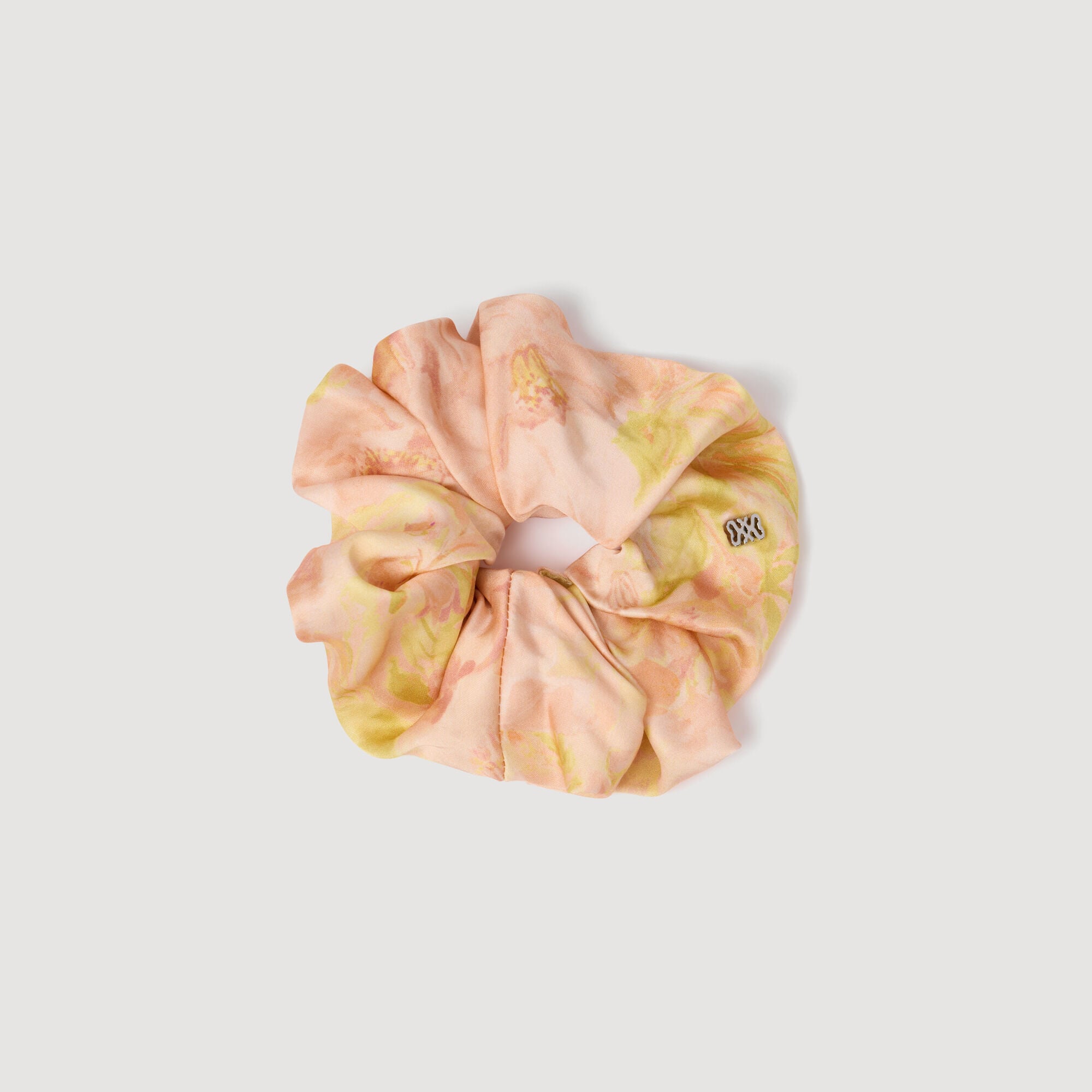 Chouchou à imprimé fleuri