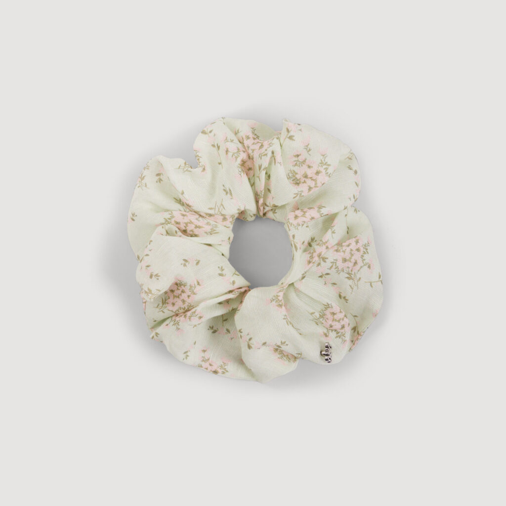 Chouchou à imprimé fleurs
