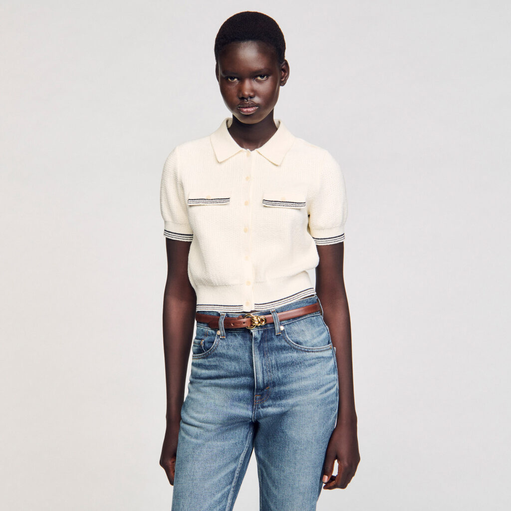 Ceinture en cuir à boucle fantaisie