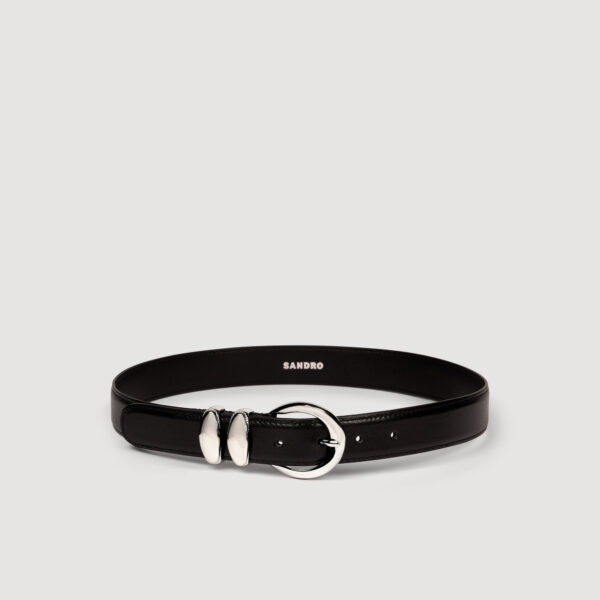 Ceinture en cuir lisse