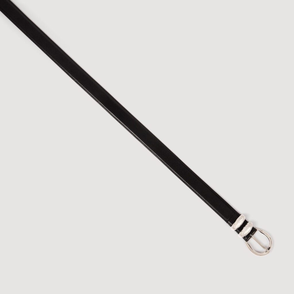 Ceinture en cuir lisse