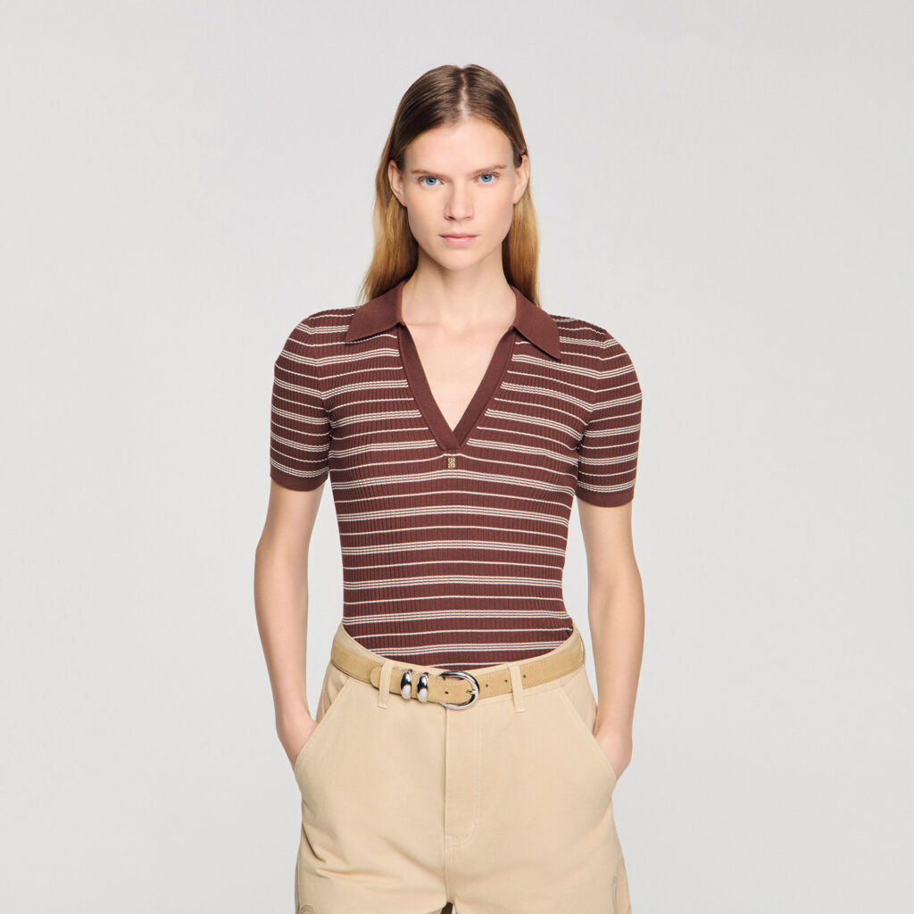 Ceinture en cuir boucle métallique