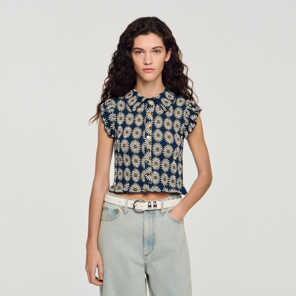 Ceinture en cuir à boucle métallique