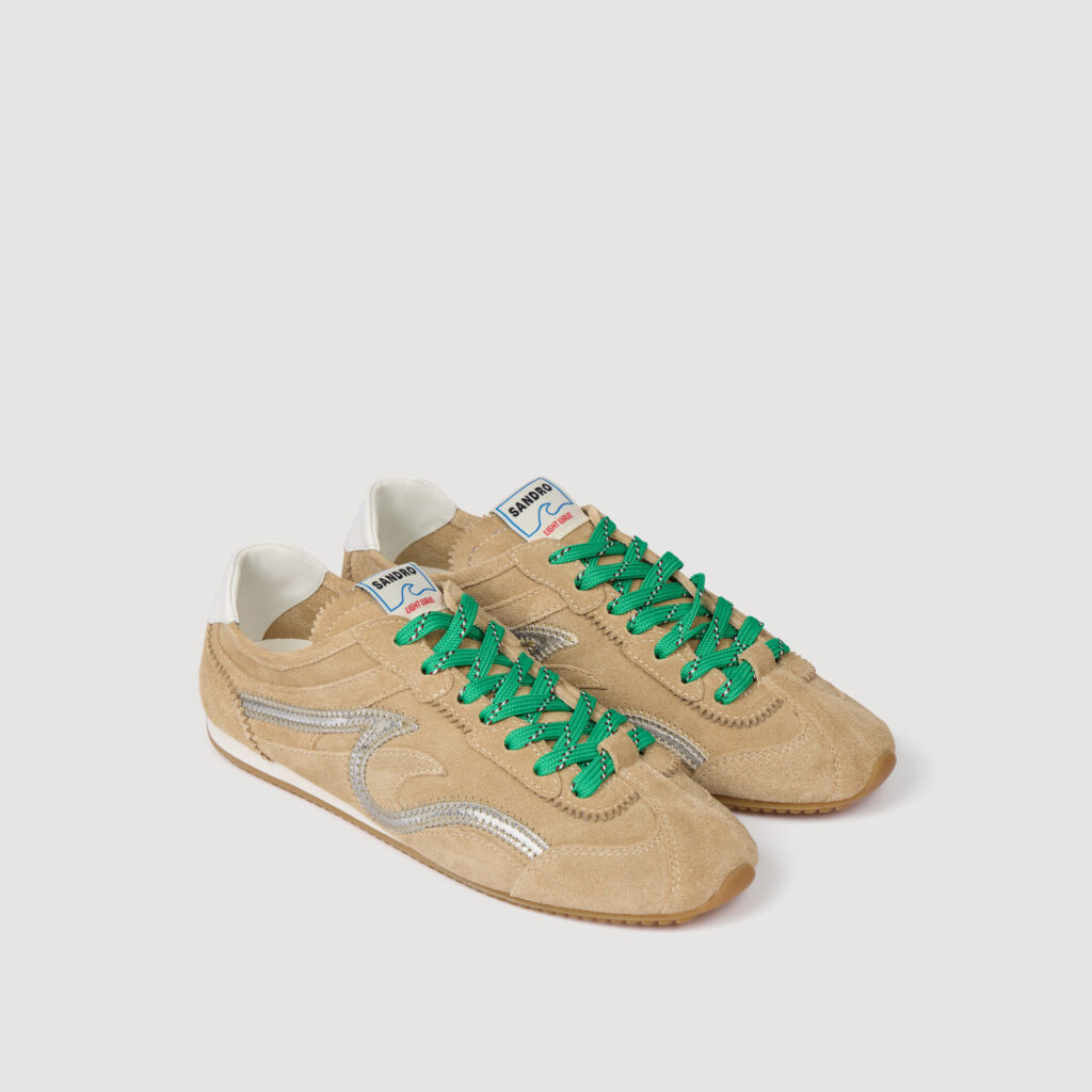 Sneakers Light Wave en cuir suède