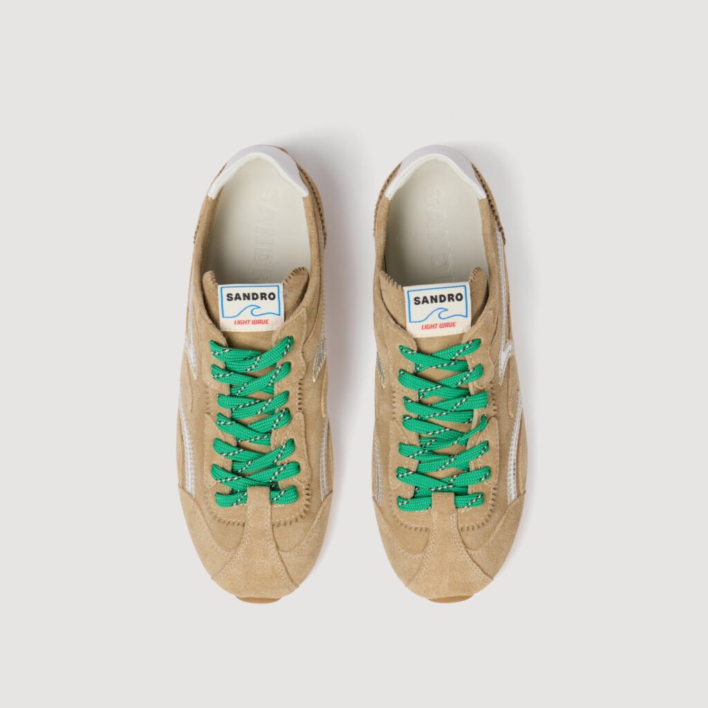 Sneakers Light Wave en cuir suède