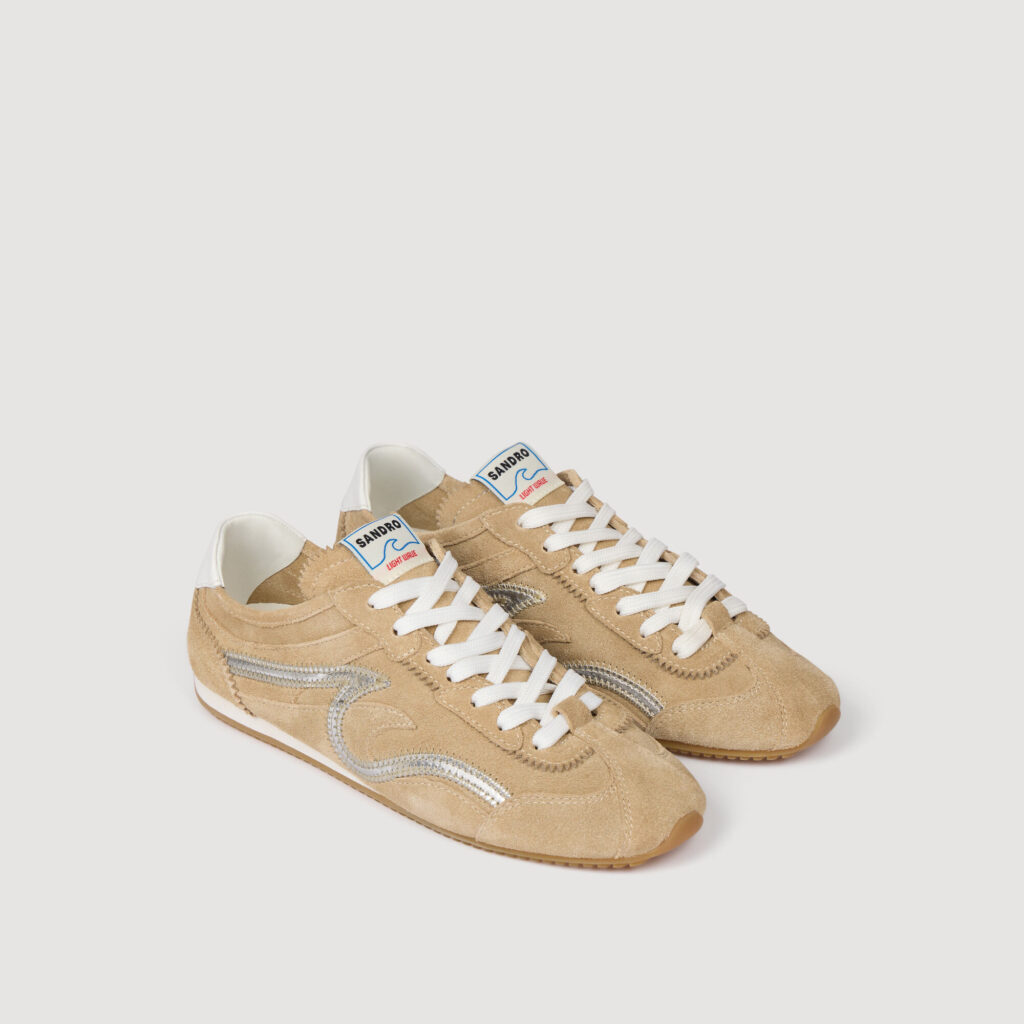 Sneakers Light Wave en cuir suède