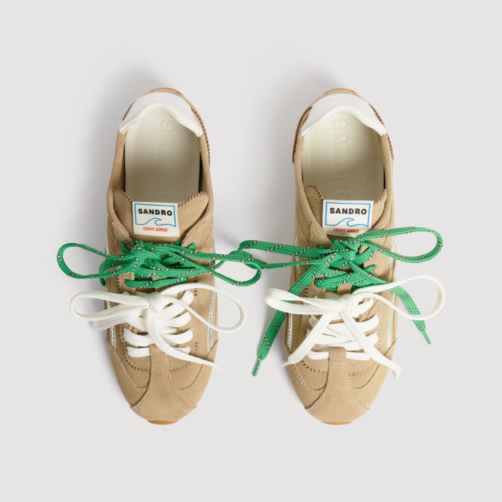 Sneakers Light Wave en cuir suède