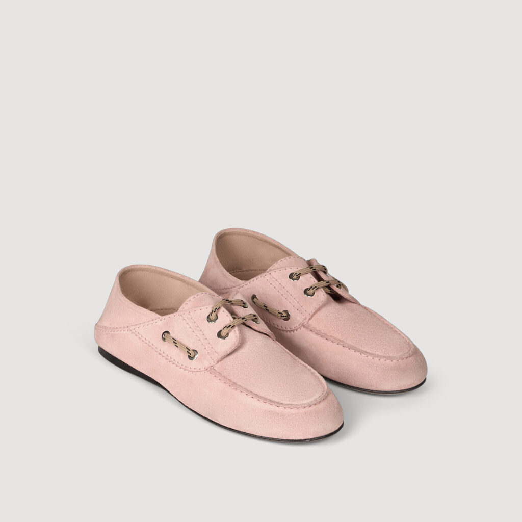Mocassins bateau en cuir suède