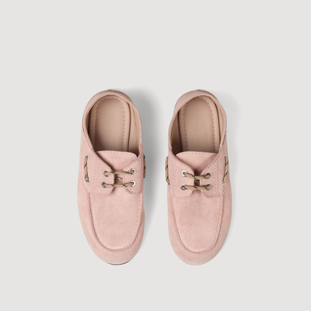 Mocassins bateau en cuir suède