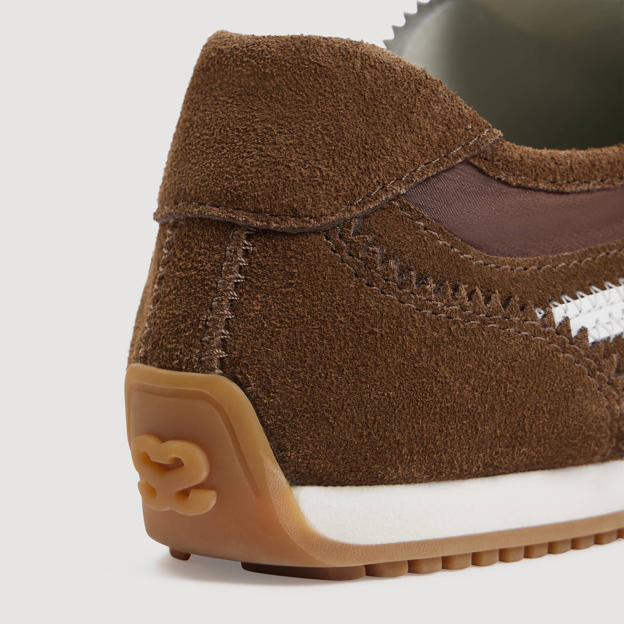 Sneakers light wave en cuir suède