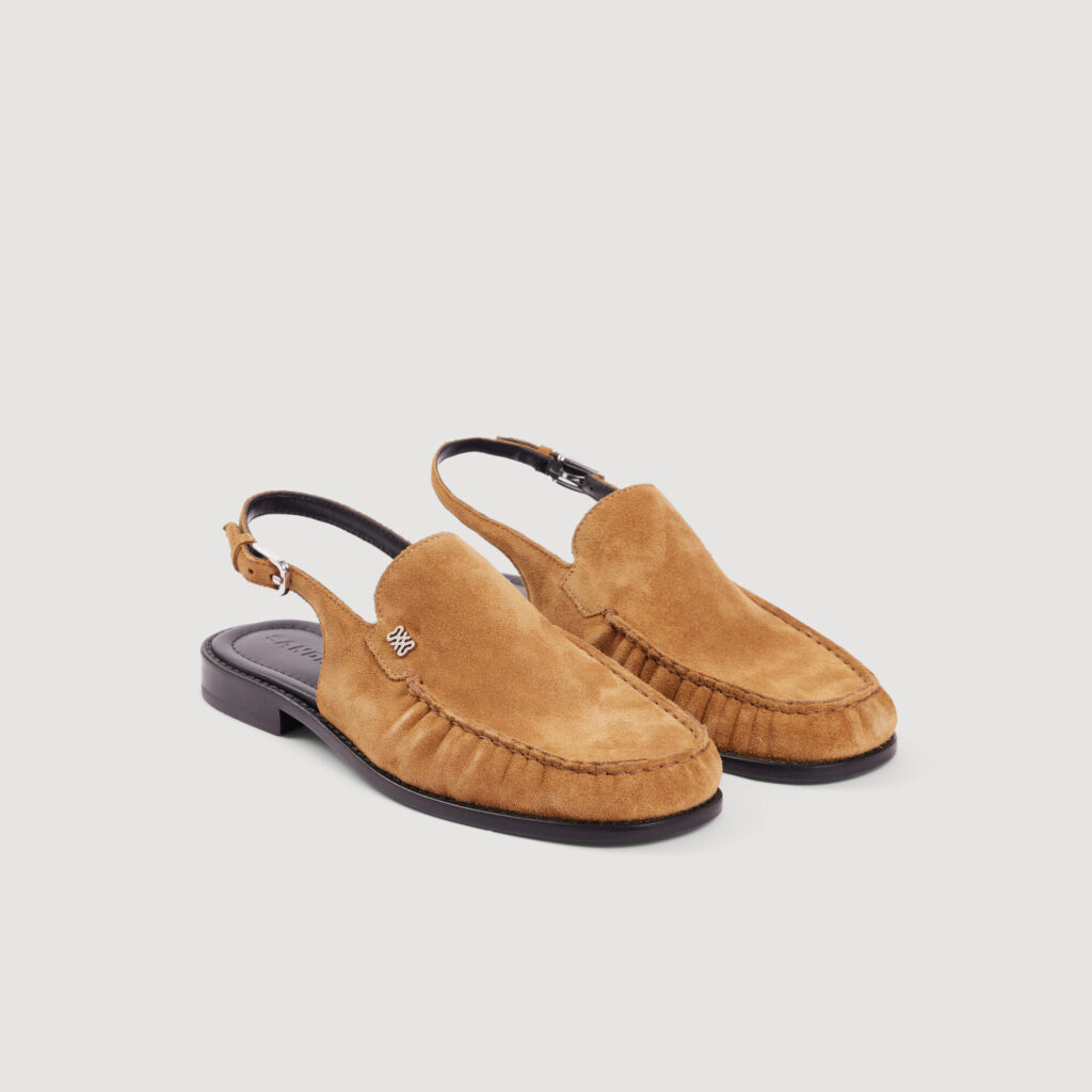 Mocassins en cuir suède
