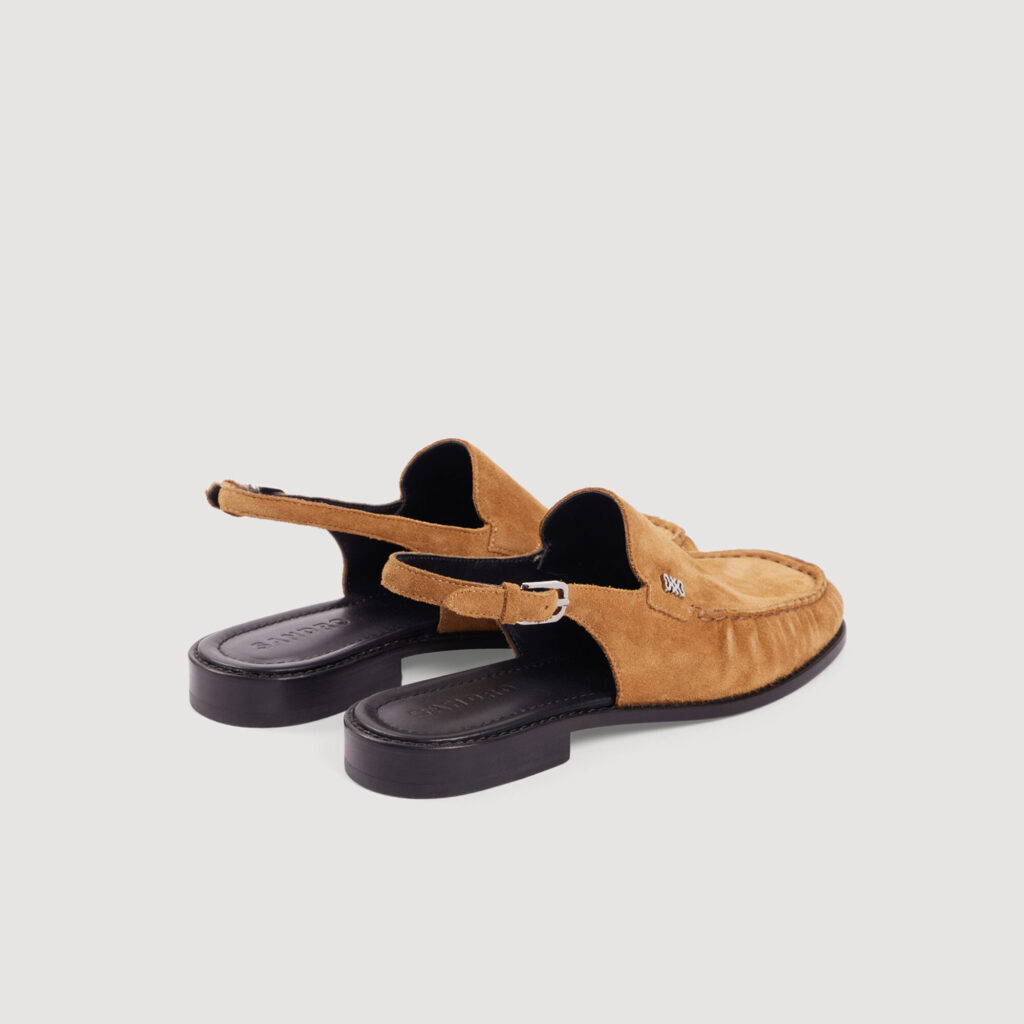 Mocassins en cuir suède