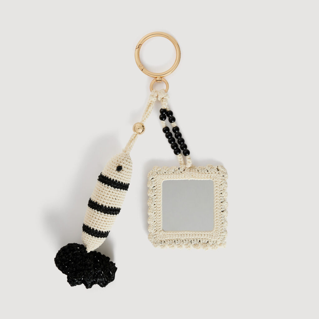 Porte-clés en crochet main