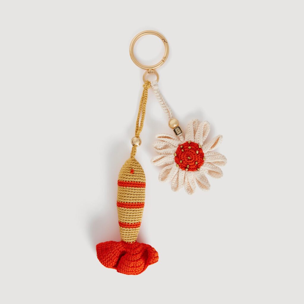 Porte-clés crocheté main