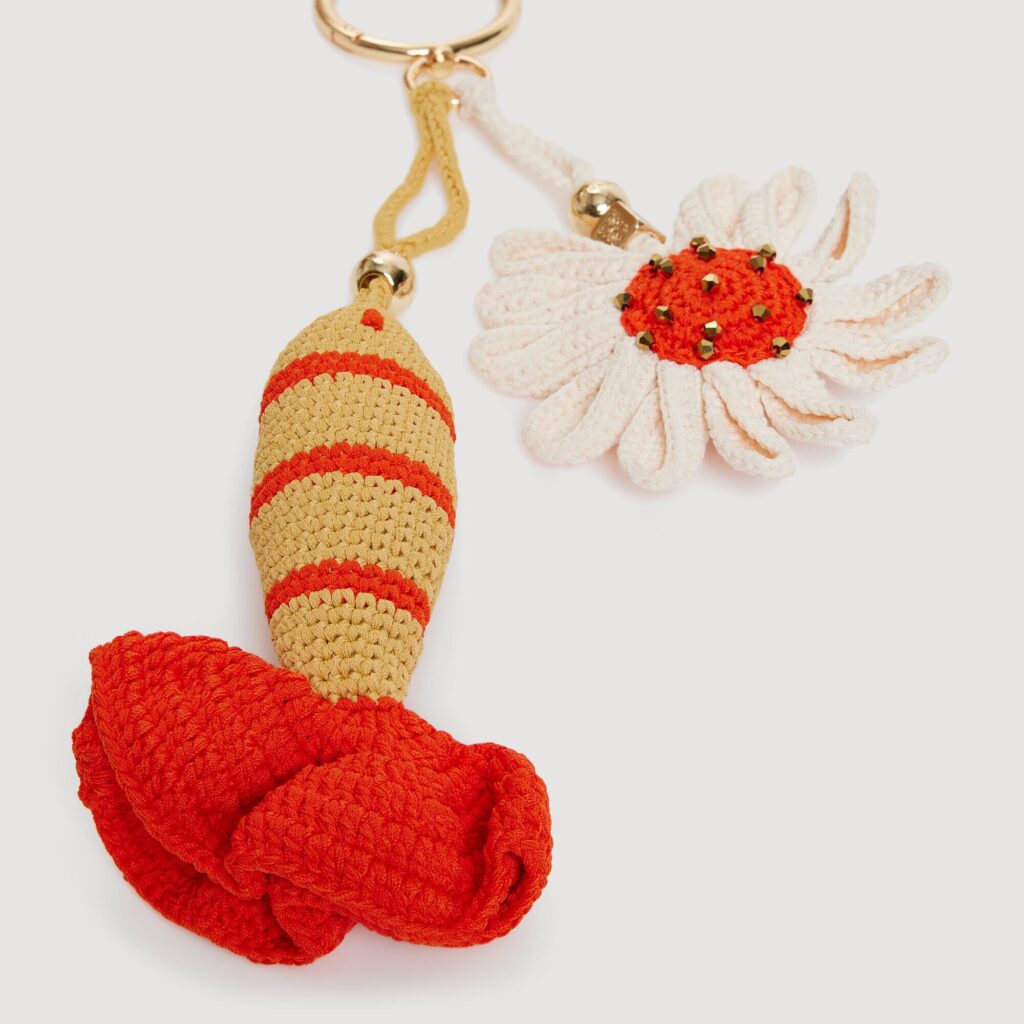 Porte-clés crocheté main
