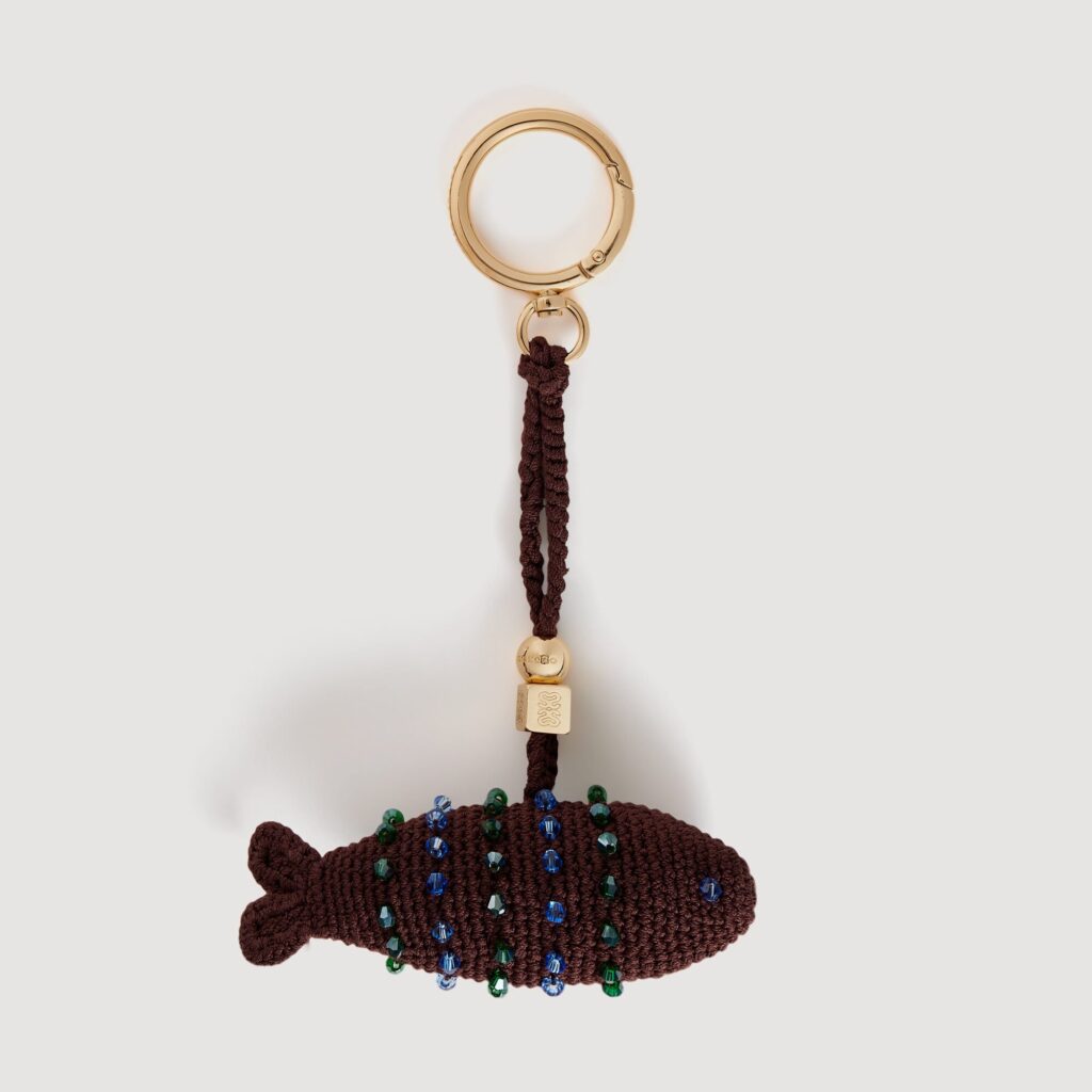 Porte-clés crocheté main