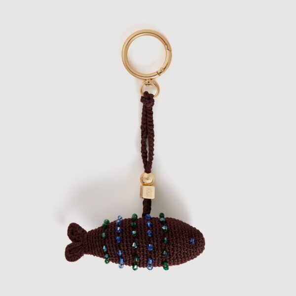 Porte-clés crocheté main