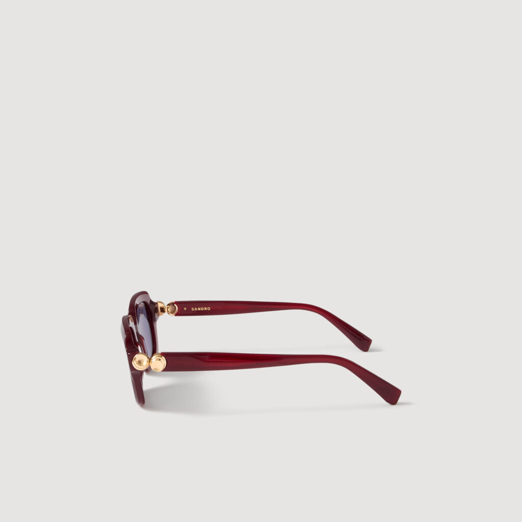 Lunettes de soleil à détails logo