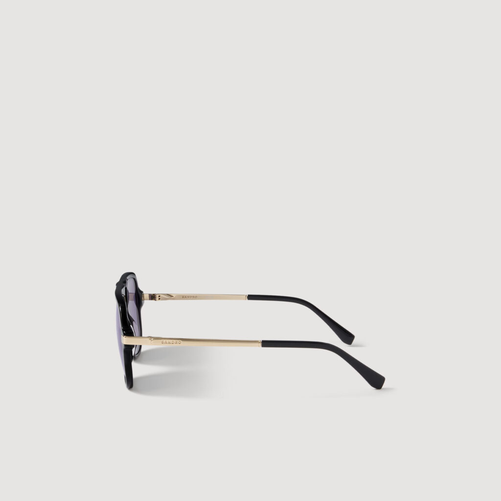 Lunettes de soleil métal et acétate