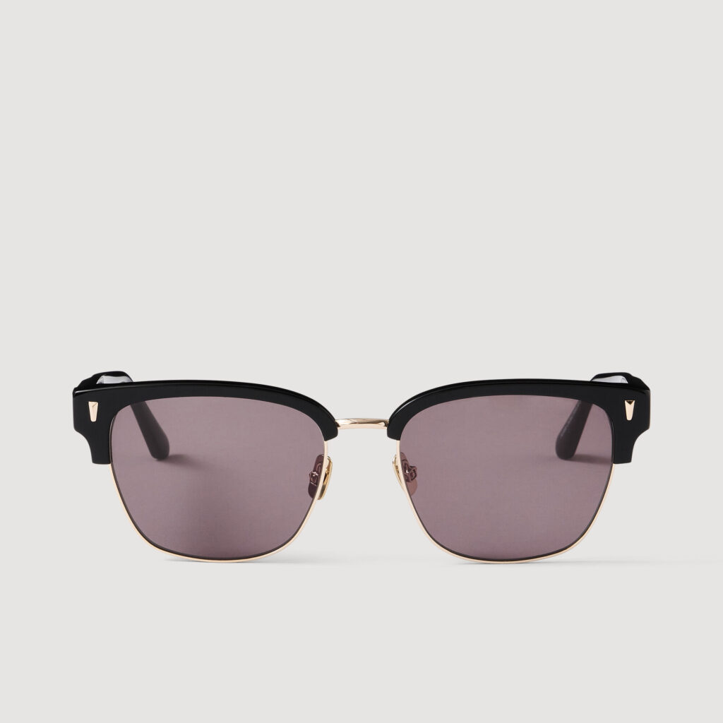 Lunettes soleil acétate logo