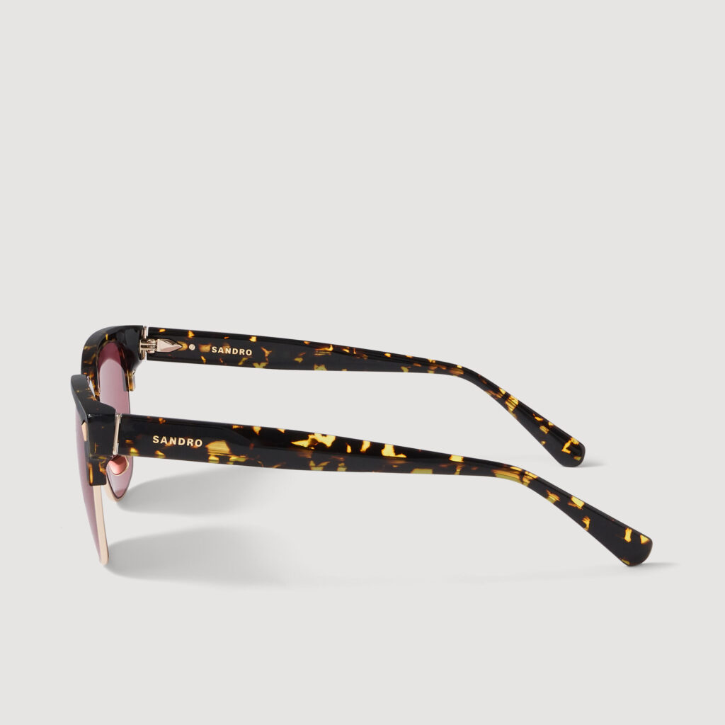 Lunettes soleil acétate logo