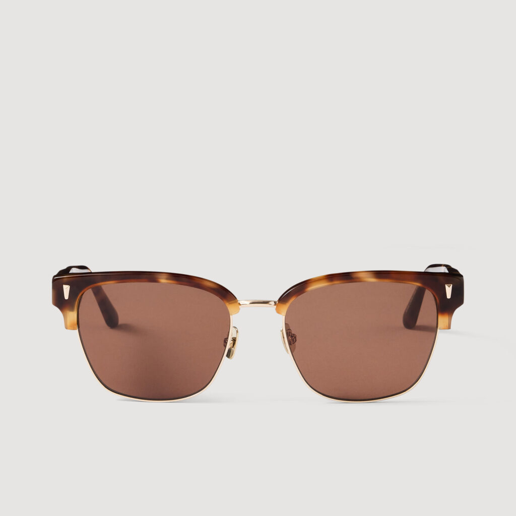Lunettes soleil acétate logo