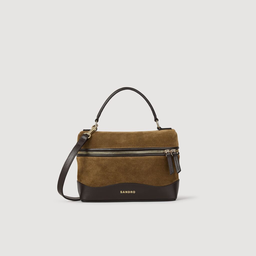 Sac TANGOLINO vanity en cuir et suède