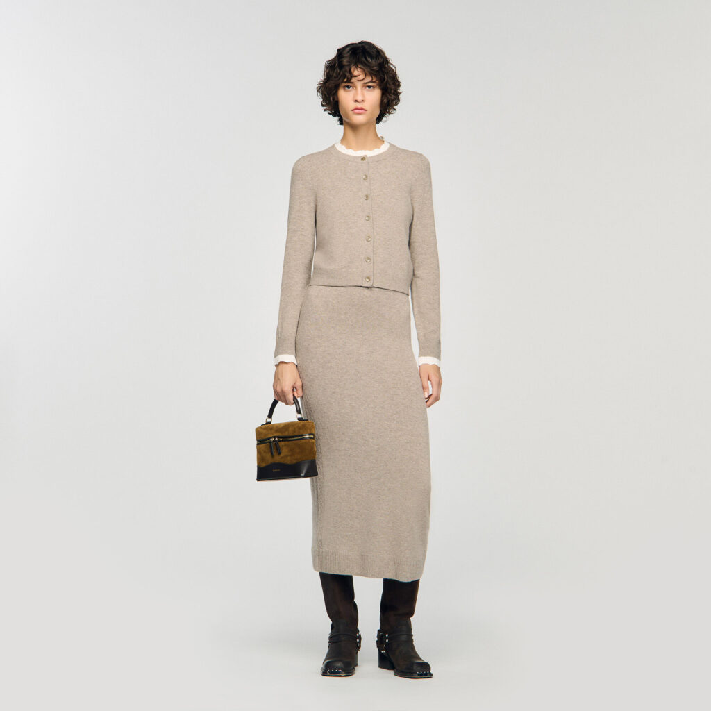 Sac TANGOLINO vanity en cuir et suède