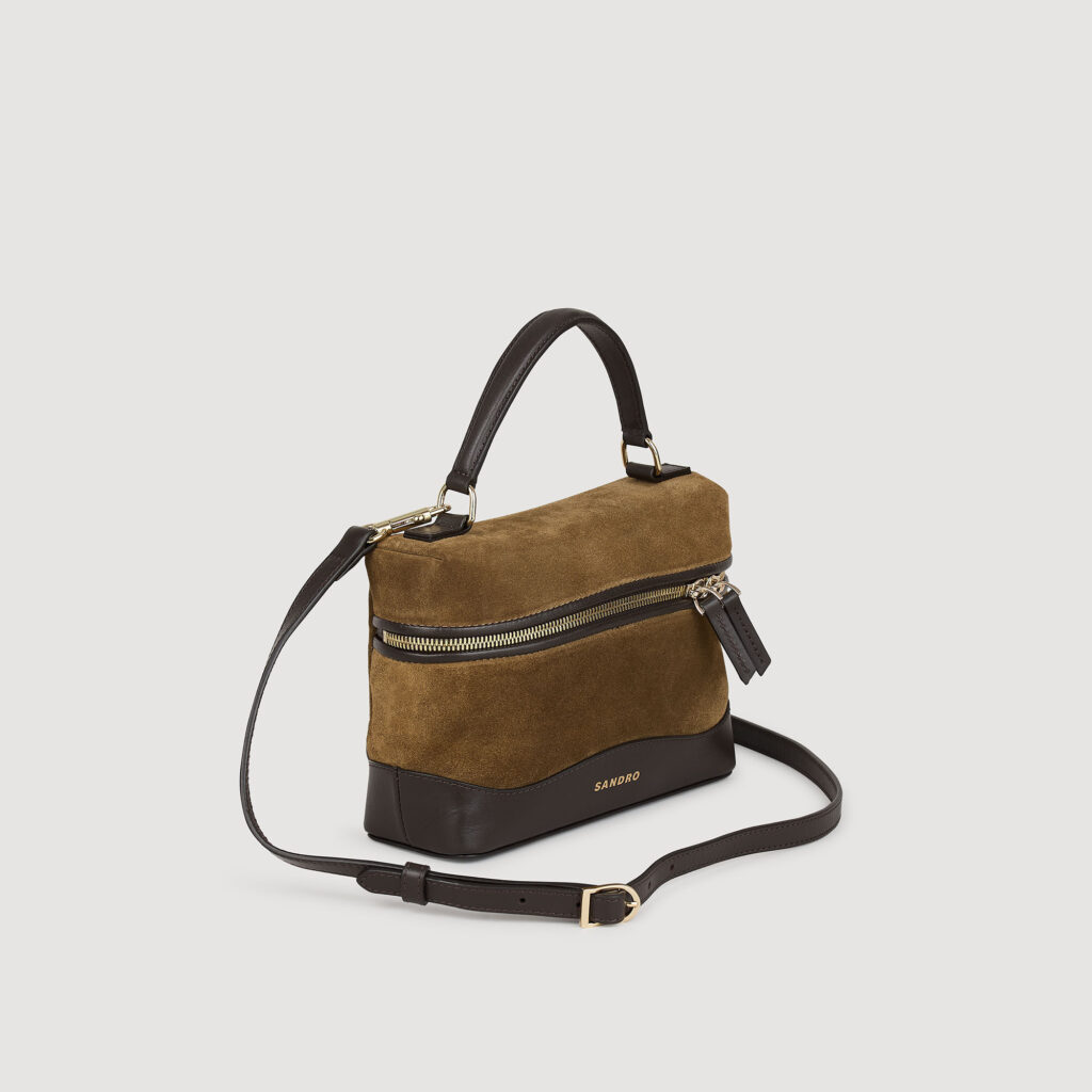 Sac TANGOLINO vanity en cuir et suède