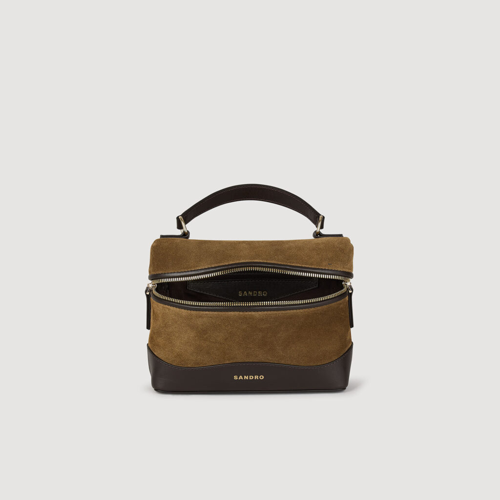 Sac TANGOLINO vanity en cuir et suède