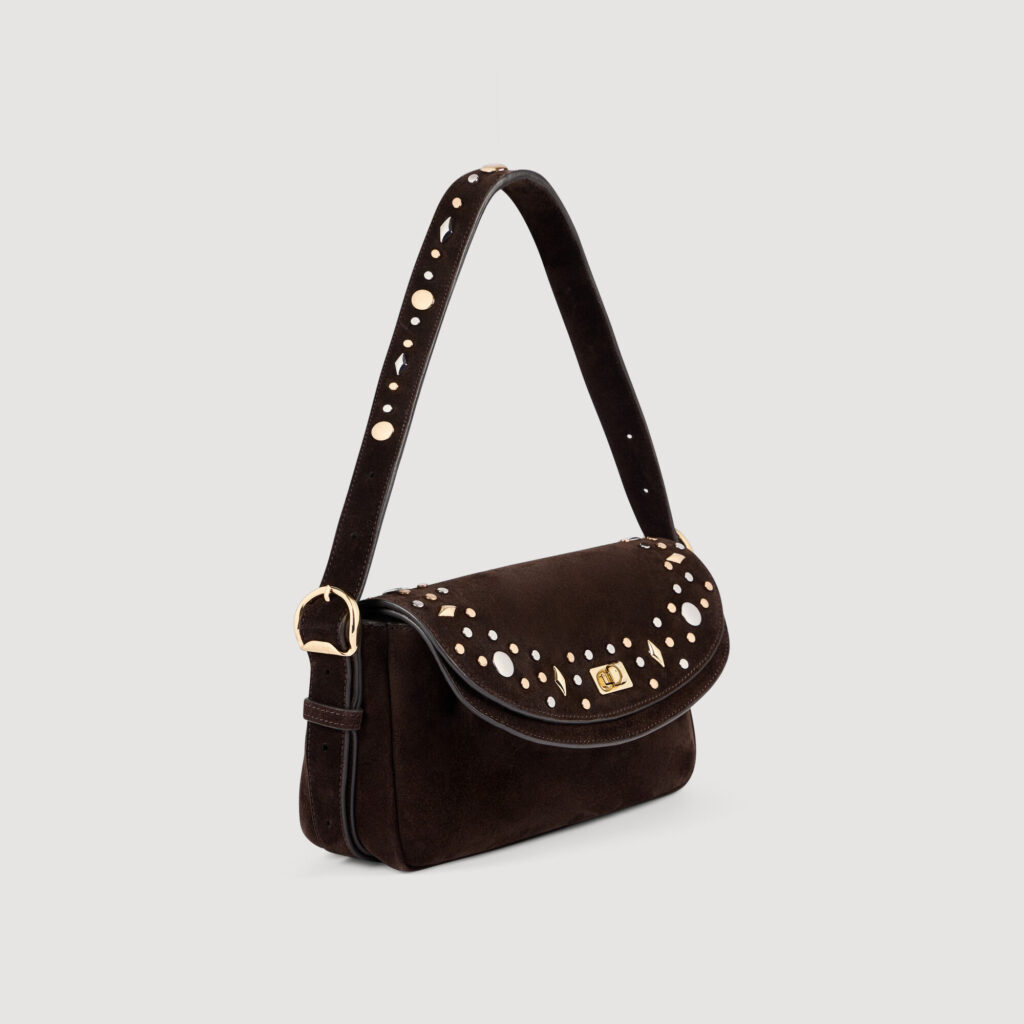 Sac LE MAMBO JANYS en suède à studs