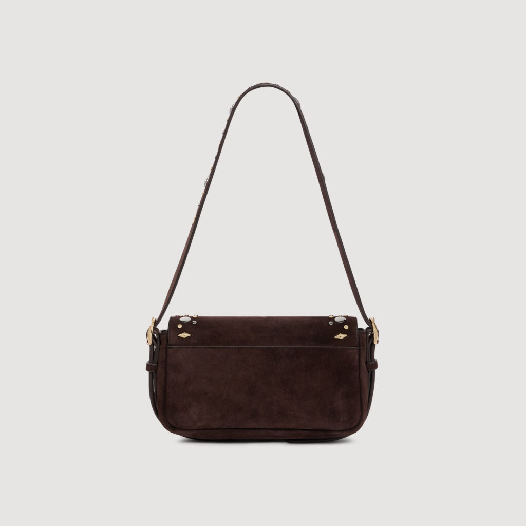 Sac LE MAMBO JANYS en suède à studs
