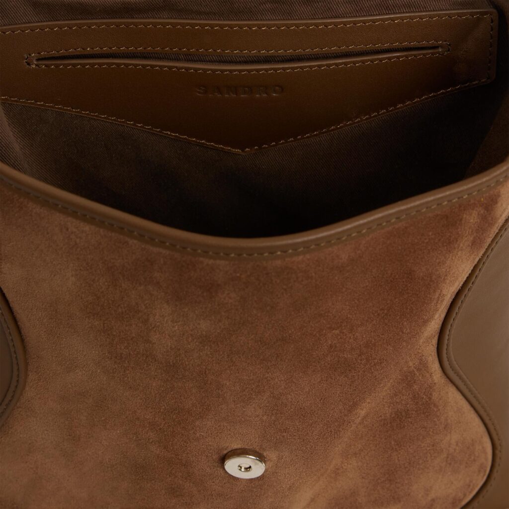 Sac en cuir et suède à franges