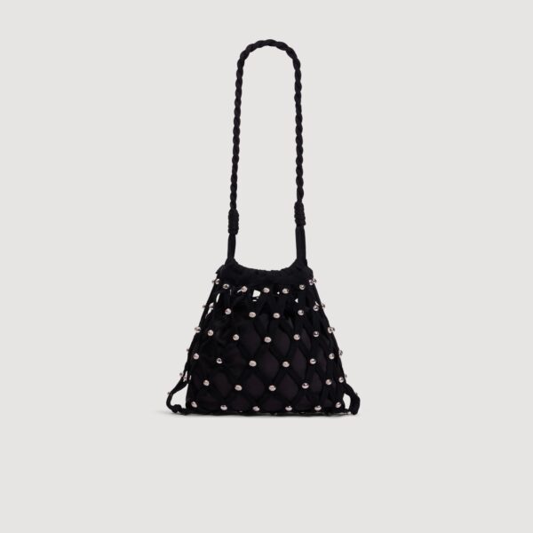 Sac en maille effet filet à studs
