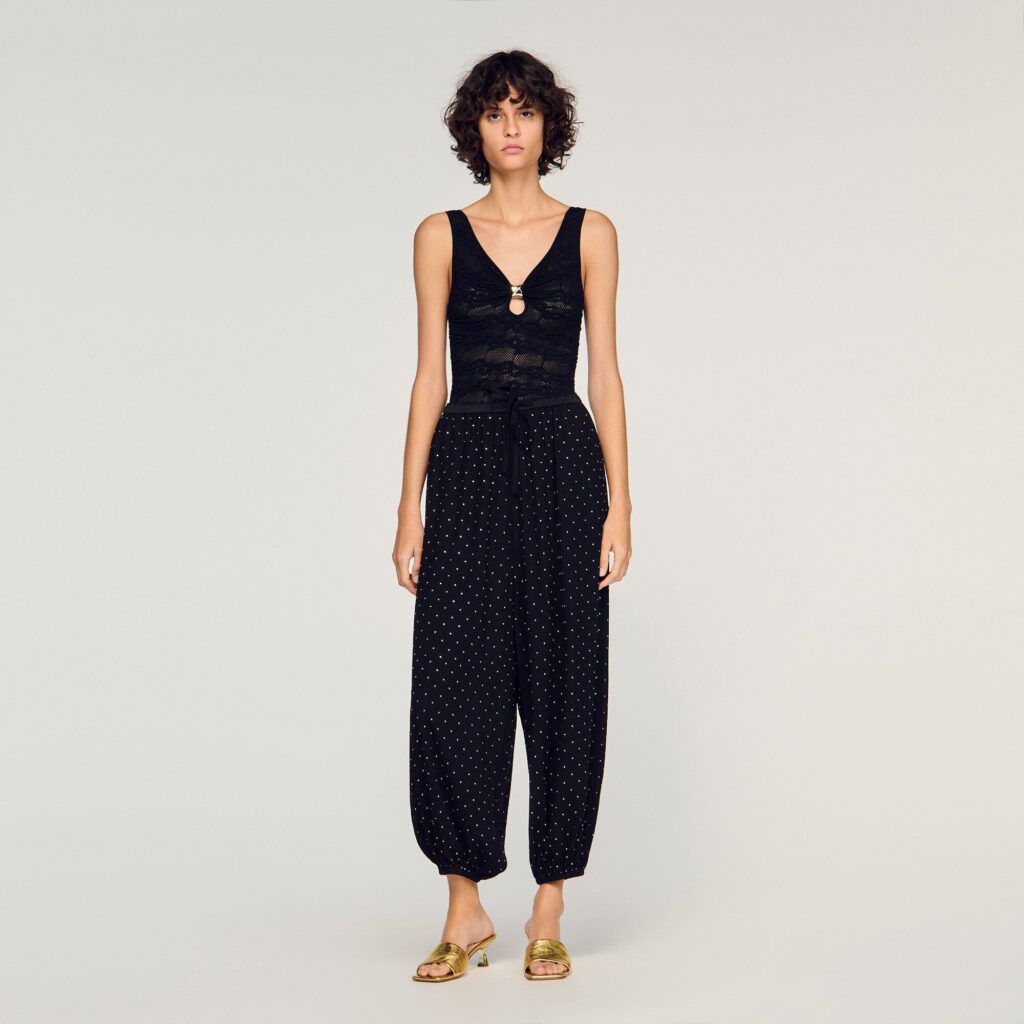 Body en maille à détail bijou