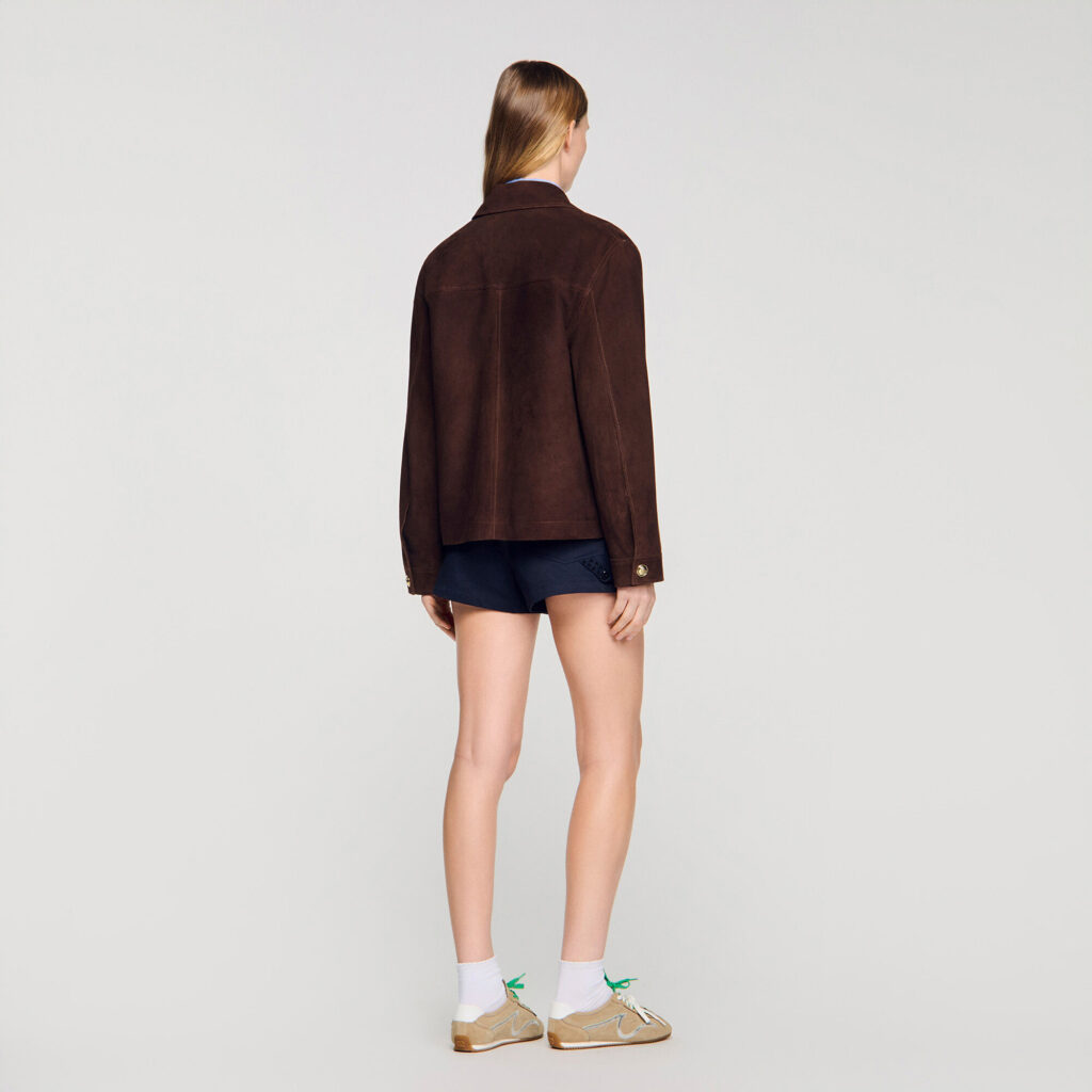 Blouson en suède