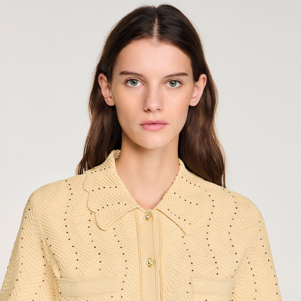 Cardigan strassé