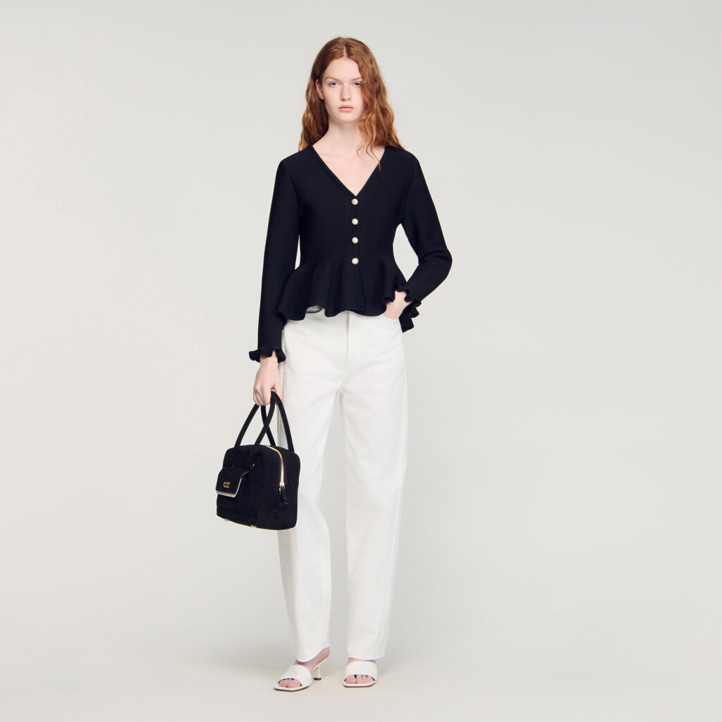 Cardigan à basque