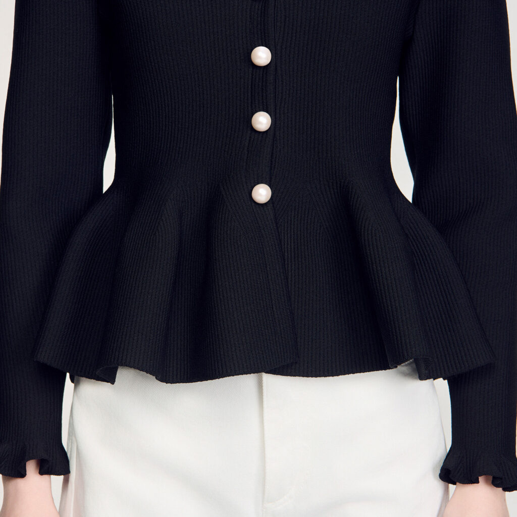 Cardigan à basque