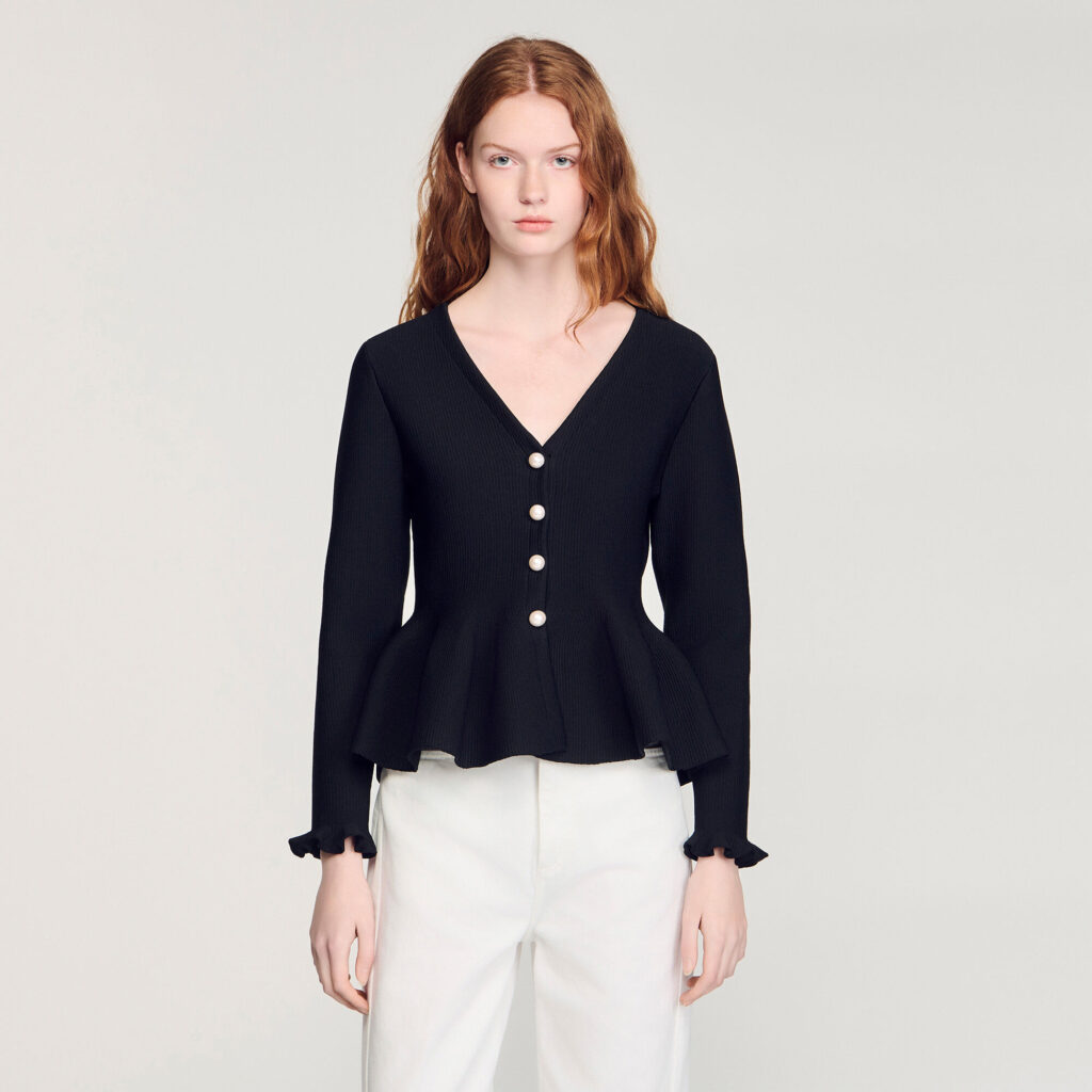 Cardigan à basque