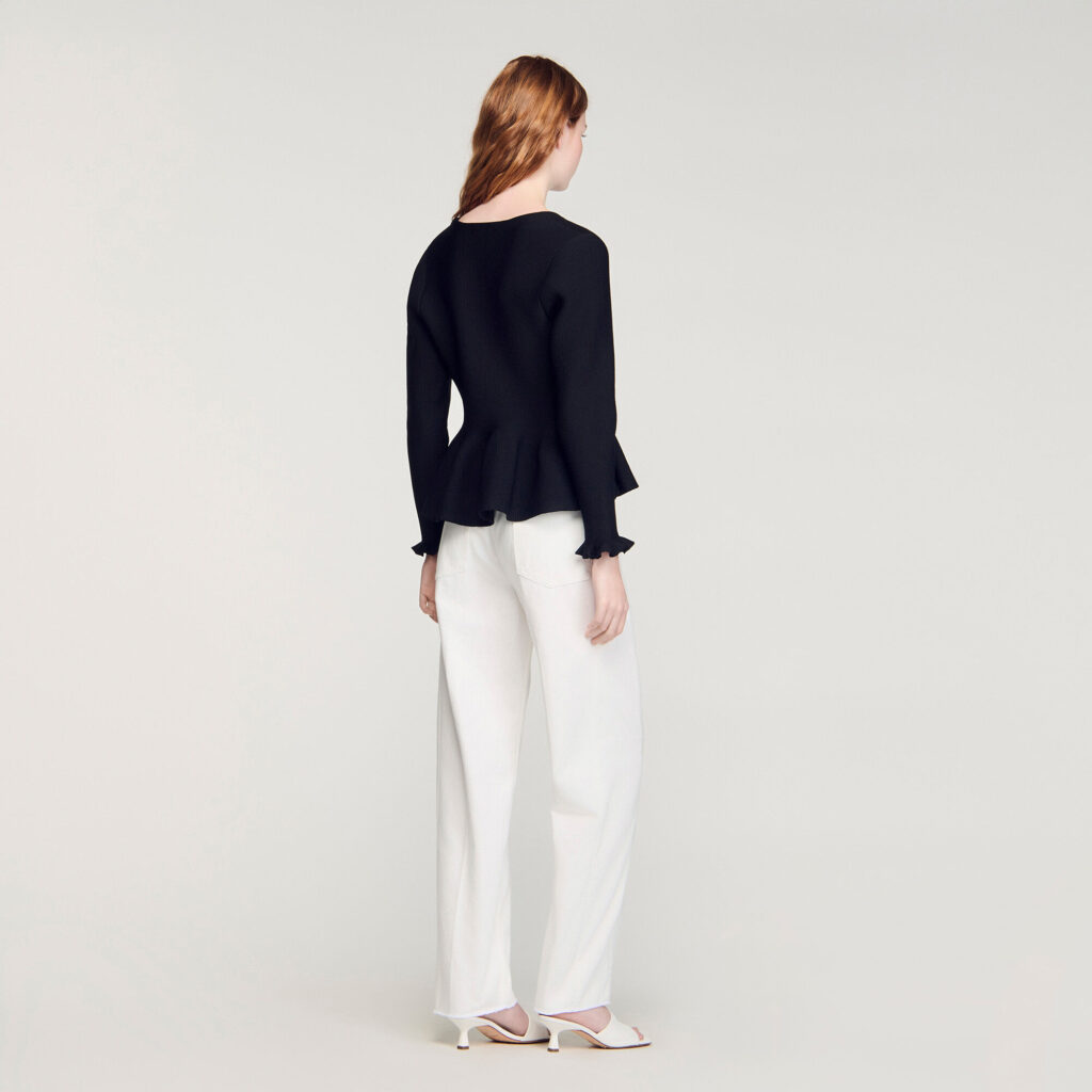 Cardigan à basque