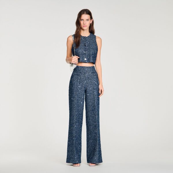 Pantalon à sequins