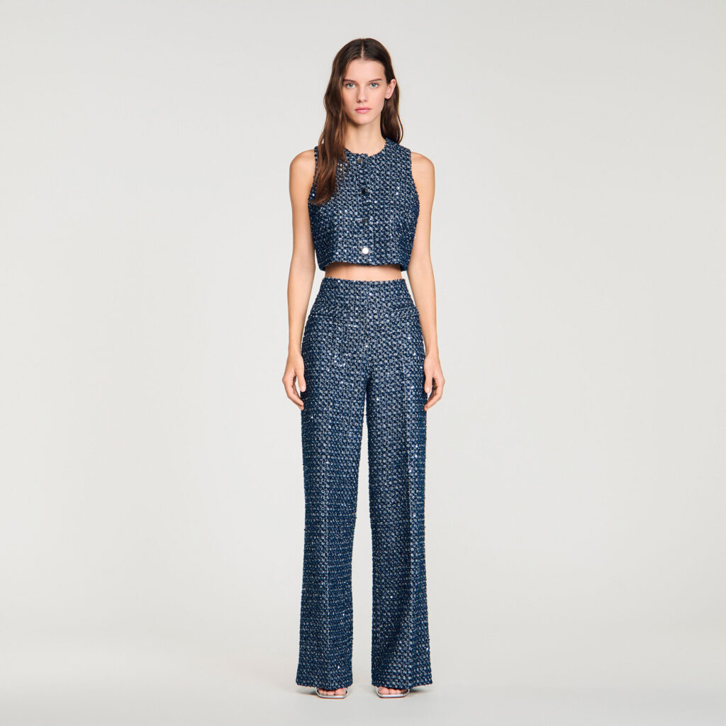 Pantalon à sequins