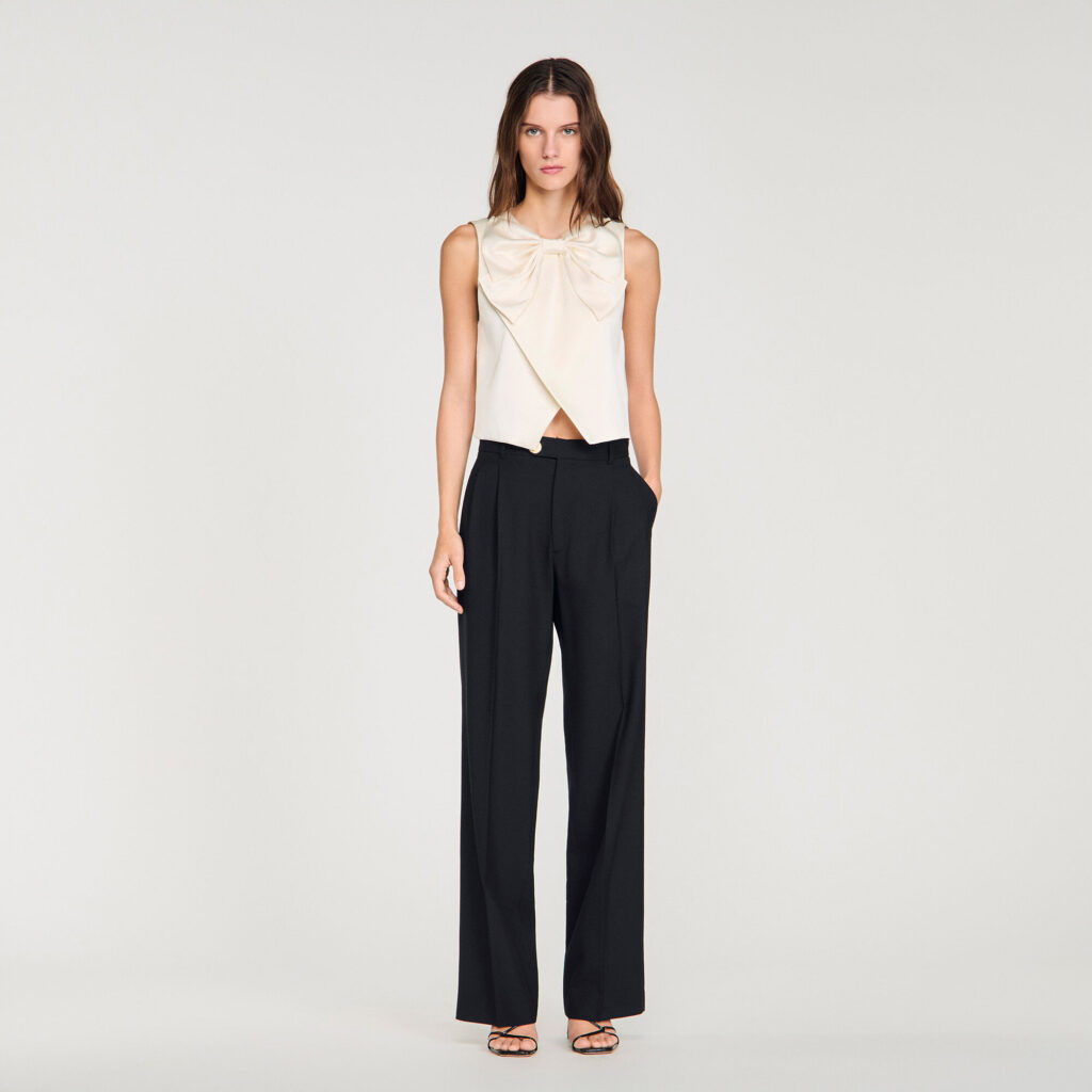 Pantalon de tailleur laine