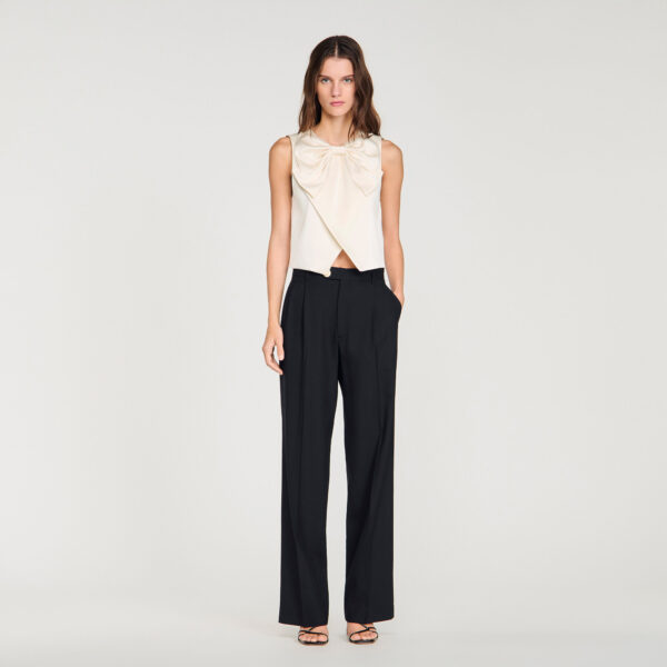 Pantalon de tailleur laine