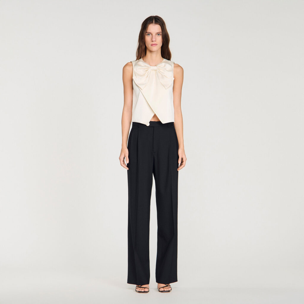 Pantalon de tailleur laine