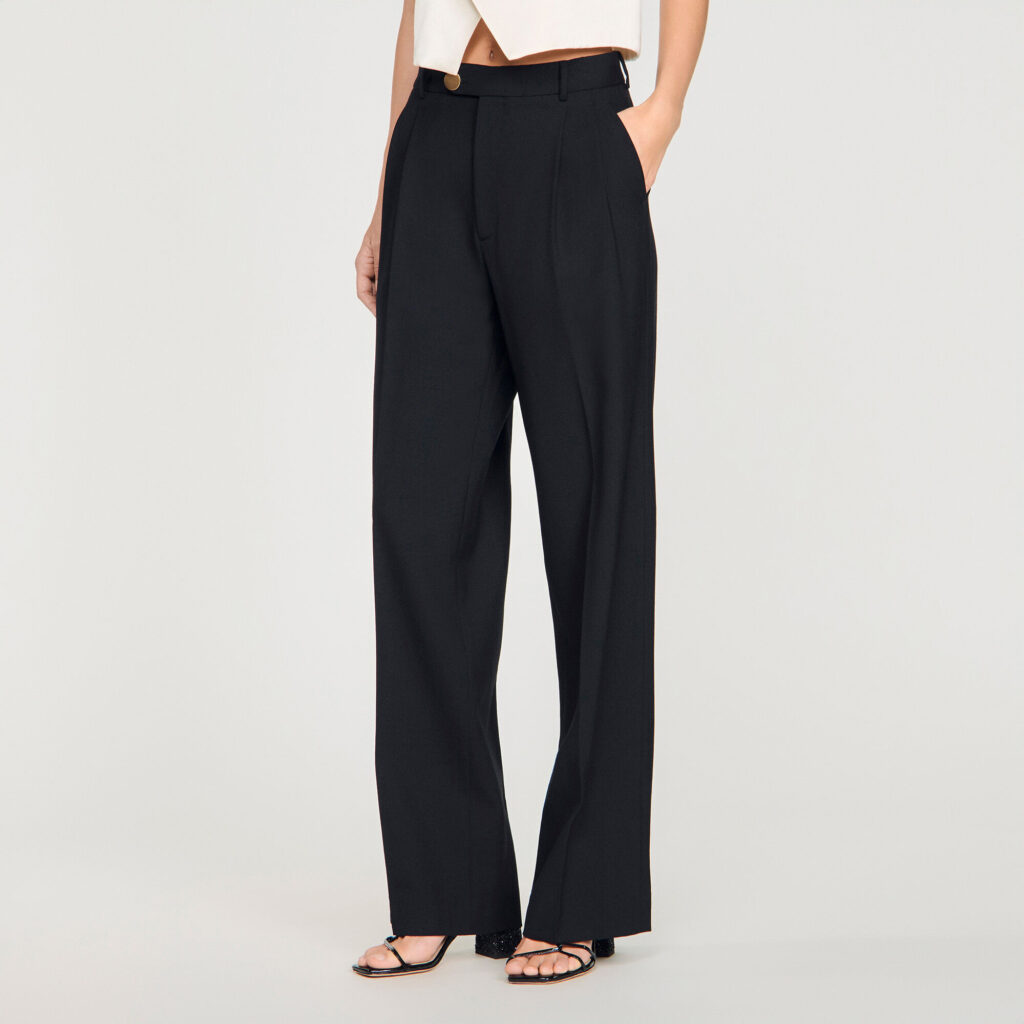 Pantalon de tailleur laine