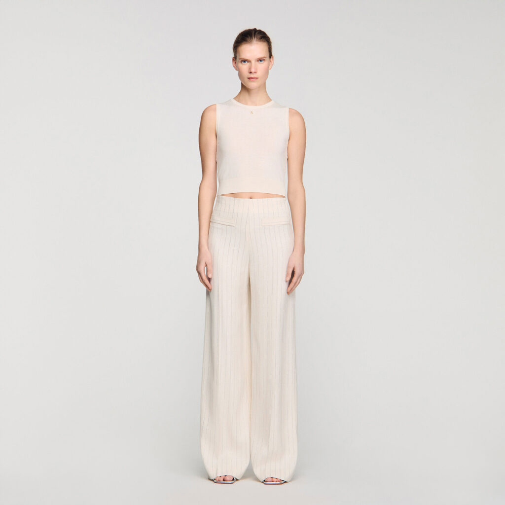 Pantalon à rayures