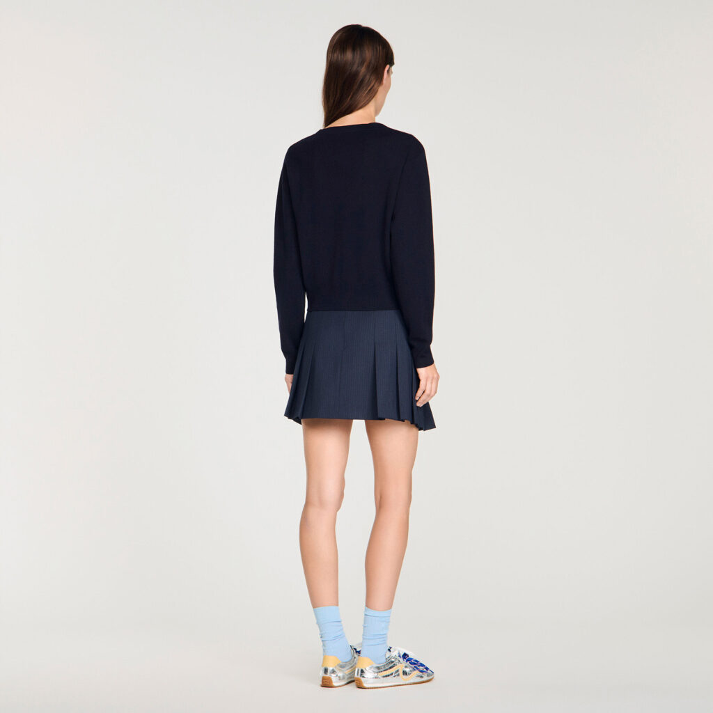 Pull en laine à col V