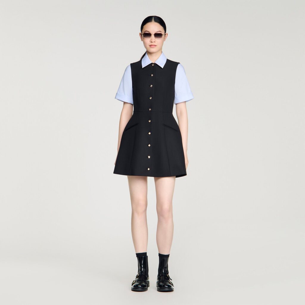 Robe courte 2 en 1